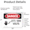 Signmission 277 480 Volts Danger Sign, Vinyl Decal, 10in W x 7in L, 2PK OS-2PACK-DS-D-710-L-1010 - alternate 5